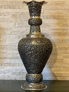 Vaso Decorativo Marroquino  - Metal Alpaca Marrocos 55CM