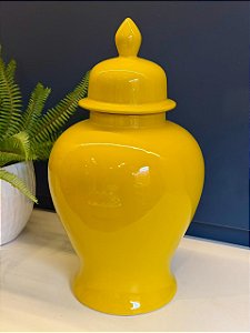 Potiche - Amarelo - Ceramica