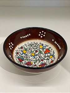 Bowl - Marrom - Cerâmica - Turquia - Tamanho Médio