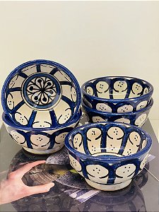 Bowl Marroquino - Azul -  Cerâmica - Tamanho Pequeno