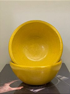 Bowl Marroquino - Amarelo -  Cerâmica - Tamanho Médio