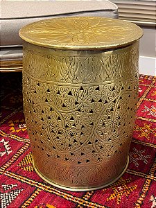 Banco - Alumínio - Ouro Velho - Garden Seat