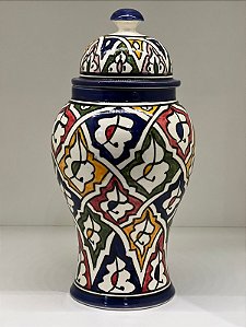 Potiche Marroquino - Colorido - Ceramica