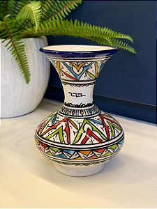 Vaso Marroquino - Ceramica - Colorido