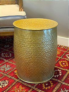 Banco - Alumínio - Dourado - Garden Seat