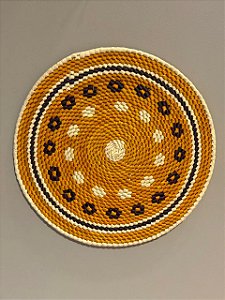 Disco - Mandala Palha - 30CM