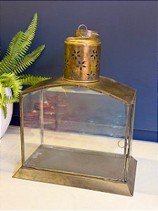 Lanterna  Marroquina - Dourada- 31cm