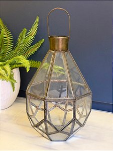 Lanterna Marroquina - Ouro Velho