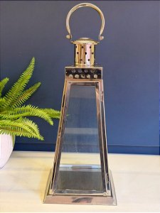 Lanterna - Prateada - 50cm