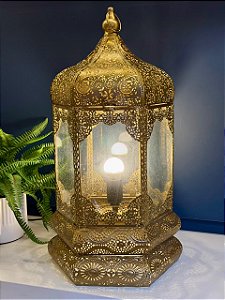 Lanterna Marroquina - Dourado - 56CM