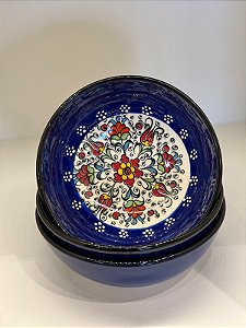 Bowl - Azul - Cerâmica - Turquia - Tamanho Grande