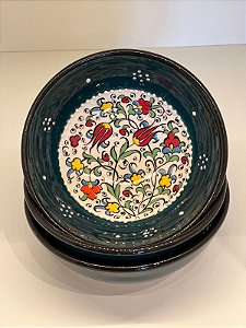 Bowl - Verde - Cerâmica - Turquia - Tamanho Medio