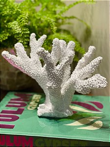 Coral - Resina - Branco