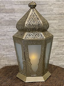 Luminaria  Marroquina - Dourado