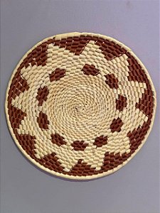 Disco - Mandala Palha - 23,5CM