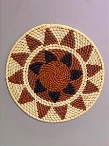 Disco - Mandala Palha - 22CM