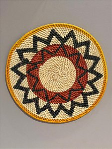 Disco - Mandala Palha - 30,5CM