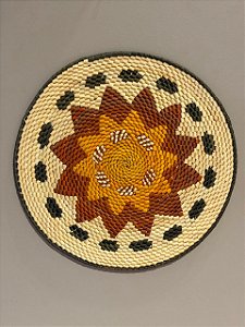Disco - Mandala Palha - 31CM