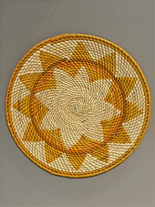 Disco - Mandala Palha - 30,5CM