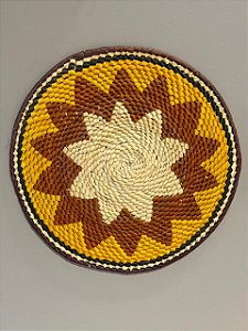 Disco - Mandala Palha - 31CM