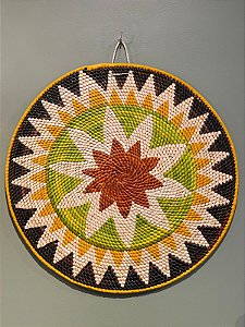 Disco - Mandala Palha - 49,5CM
