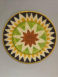 Disco - Mandala Palha - 49,5CM