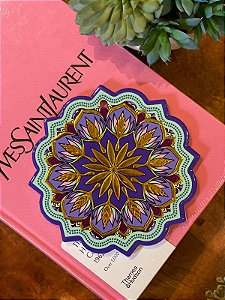 Mandala - Decorativo - Cerâmica - Roxo