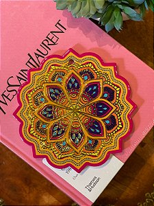 Mandala - Decorativo - Cerâmica - Amarelo