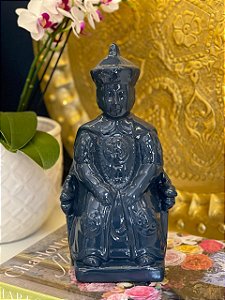 Imperador - Ceramica - Sentado - Azul Marinho