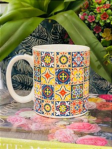 Caneca - Ceramica - Colorida