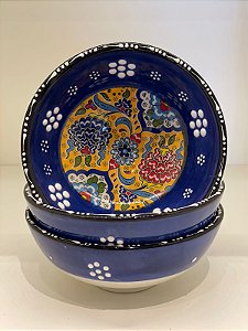 Bowl - Cerâmica - Turquia - Azul - Tamanho Médio