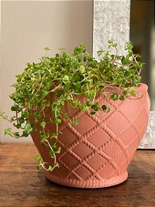 Cachepot em Ceramica - Rosa