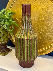 Vaso Decorativo - Ceramica - Verde Vintage - 55cm