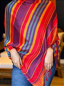 Pashmina de Viscose - Colorido