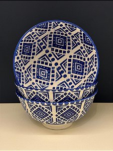 Bowl - Cerâmica - Azul - Tamanho Médio
