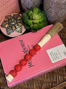 Pincel Decorativo - Escova - Vermelho