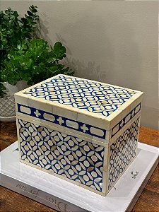 Caixa Decorativa - Osso - Azul