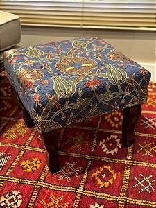 Banqueta Jacquard Turquia - Azul