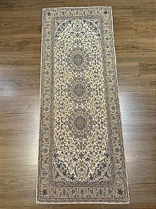 Tapete - Passadeira - Modelo Turco - Bege - 1,80 x 0,70MT