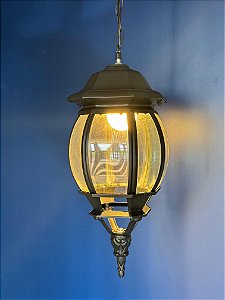 Luminária de Teto Preto