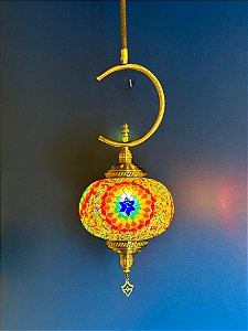 Luminária de Teto Turca Colorida G