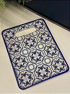 Tábua Turca - Cerâmica - Médio - Azul e Branco