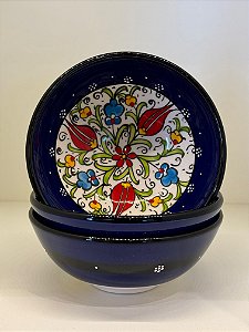 Bowl - Cerâmica - Turquia - Azul Escuro - Tamanho Médio