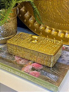 Pote - Resina - Dourado