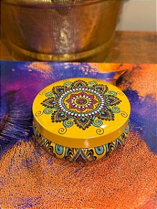 Porta Joias - Metal - Amarelo e Colorido