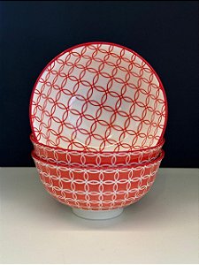 Bowl - Cerâmica - Vermelho - Tamanho Médio