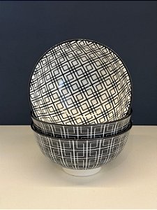 Bowl - Cerâmica - Preto - Tamanho Médio