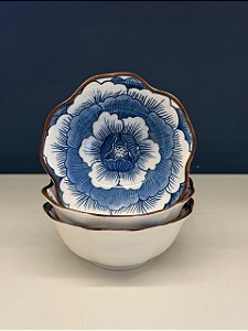 Bowl - Cerâmica - Azul - Tamanho Pequeno