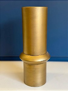 Vaso Decorativo - Metal - Dourado - 33CM