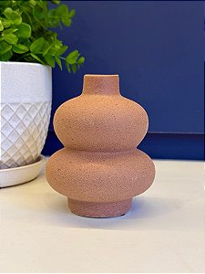 Vaso Decorativo - Cerâmica - Telha - 12CM